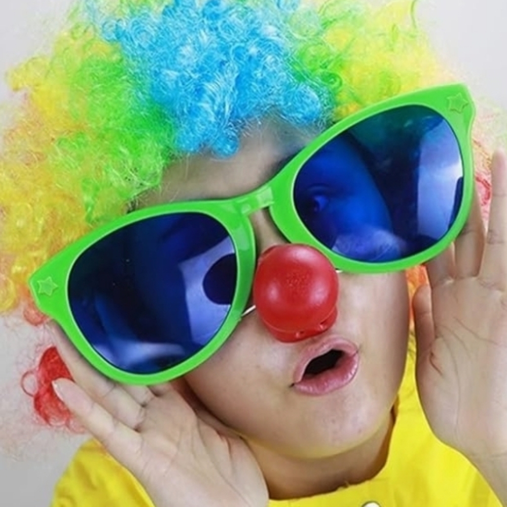🔺️NIB Green Jumbo Oversized Novelty Party Sunglasses